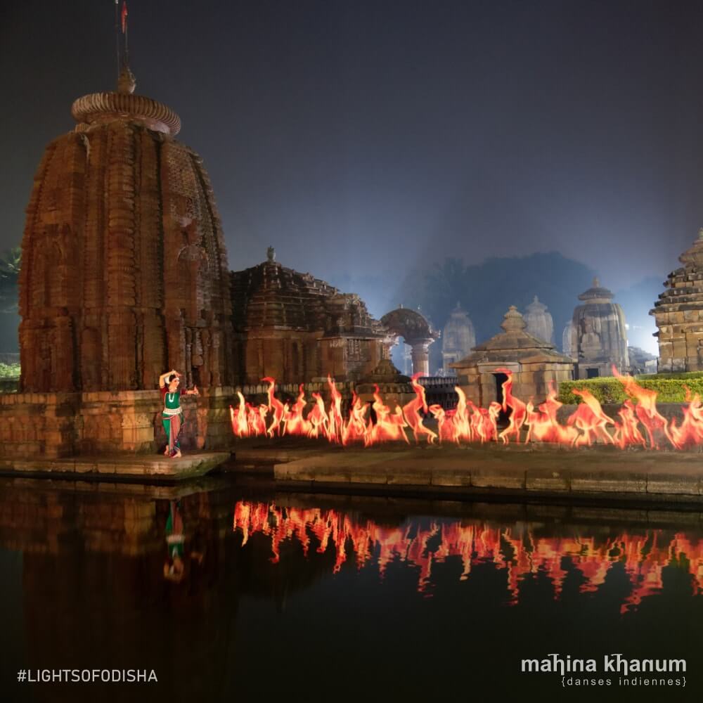 Mahina Khanum danse Odissi dance lightpainting Indian classical dance danse classique indienne